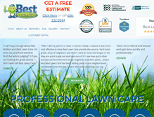 Tablet Screenshot of mybestlawn.com